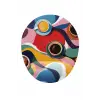 Kahve Desenli Bilek Destekli Mouse Pad