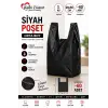 Kalın Siyah Orta Boy 1 Kg Hışır Atlet Poşet