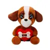 Kalpli Peluş Köpek 30 cm. - Siyah