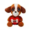 Kalpli Peluş Köpek 30 cm. - Siyah