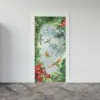 Kapı Giydirme Kapı Sticker Folyosu 3D Kuşlar