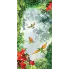 Kapı Giydirme Kapı Sticker Folyosu 3D Kuşlar