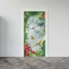 Kapı Giydirme Kapı Sticker Folyosu 3D Kuşlar