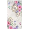 Kapı Giydirme Kapı Sticker Folyosu 3D Papatya