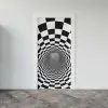 Kapı Giydirme Kapı Sticker Folyosu 3D Tünel
