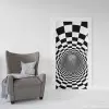 Kapı Giydirme Kapı Sticker Folyosu 3D Tünel