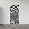 Kapı Giydirme Kapı Sticker Folyosu 3D Tünel