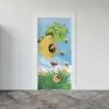 Kapı Giydirme Kapı Sticker Folyosu Arı Kovan