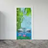 Kapı Giydirme Kapı Sticker Folyosu Bambu Kuğu