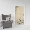 Kapı Giydirme Kapı Sticker Folyosu Bej Çiçekler