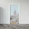 Kapı Giydirme Kapı Sticker Folyosu Galata Kulesi Çizim