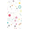 Kapı Giydirme Kapı Sticker Folyosu Geometrik Şekiller