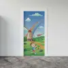Kapı Giydirme Kapı Sticker Folyosu Helikopter Değirmen