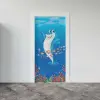 Kapı Giydirme Kapı Sticker Folyosu KöpekBalığı
