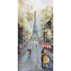 Kapı Giydirme Kapı Sticker Folyosu Paris Sarı Yağlıboya
