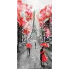 Kapı Giydirme Kapı Sticker Folyosu ParisYağlıboya