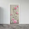 Kapı Giydirme Kapı Sticker Folyosu Pembe Gül