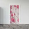 Kapı Giydirme Kapı Sticker Folyosu Pembe Güller
