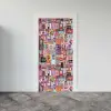 Kapı Giydirme Kapı Sticker Folyosu Pop Art Music Collage