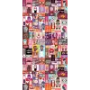 Kapı Giydirme Kapı Sticker Folyosu Pop Art Music Collage