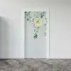 Kapı Giydirme Kapı Sticker Folyosu Sarı Çiçek