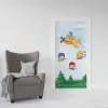 Kapı Giydirme Kapı Sticker Folyosu Uçak Çiçekler