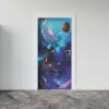 Kapı Giydirme Kapı Sticker Folyosu Uzay Galaksi