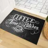 Kapı Önü Paspası - Modern ve Şık Kapı Paspası | Ev, Ofis ve Dış Mekân Kullanımı İçin (Latte) (Caffe Time Bitc..) 45x65