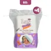Kare Bebe Temizleme Pamuğu 60 lı x 4