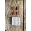 Kare Bisküvi Mum Kalıbı (Silikon)