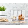 Kare Saklama Kabı, 3X1200 Ml