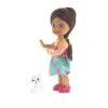 Kedi Figürlü Kumral Mini Bebek