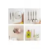 Kendinden Yapışkanlı Şeffaf Askı 5li Set Banyo Mutfak Askısı