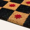 Kerala Siyah Coir Kapı Önü Paspası 45x75 Cm