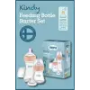 Kindy Antikolik 150 ml, 250 ml PP Biberon Başlangıç Seti, Rose Gold