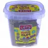 Kinetik Kum 500 gr. Siyah Plastik Kutu