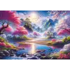 Kiraz Çiçeği Vadisi 1500 Parça Puzzle