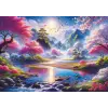 Kiraz Çiçeği Vadisi 1500 Parça Puzzle