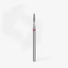 Kırmızı 014 kör uçlu ateş model elmas manikür freze ucu FA10R014-8