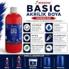 Kırmızı Basic Akrilik Boya 1000 g