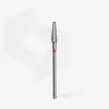 Kırmızı Frustum FT70R040/13 çelik manikür törpü ucu