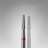 Kırmızı Koni Çelik Manikür Freze Ucu FT71R023/8