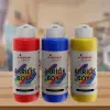 Kırmızı, Mavi, Sarı Akrilik Boya 3lü Set 3x120 ml