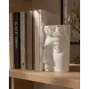 Kitap, David Büst Heykeli Tutucu (Beyaz)