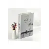 Kitap Görünümlü Dekoratif Kutu, White