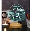 Klasik BMW E30 cabrio, BMW Logolu Hediye 3D LED Lamba
