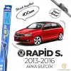 Škoda ile Uyumlu Arka Silecek Rapid Spaceback 2013-2016