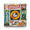 Kolaj Pizza Tablosu - 70x70cm