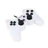 Kontorland Kablolu PC Gamepad – D-Input & X-Input Destekli Çift Titreşimli USB Oyun Kolu (Beyaz)