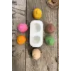 Krema İkili Silikon Mum Kalıbı